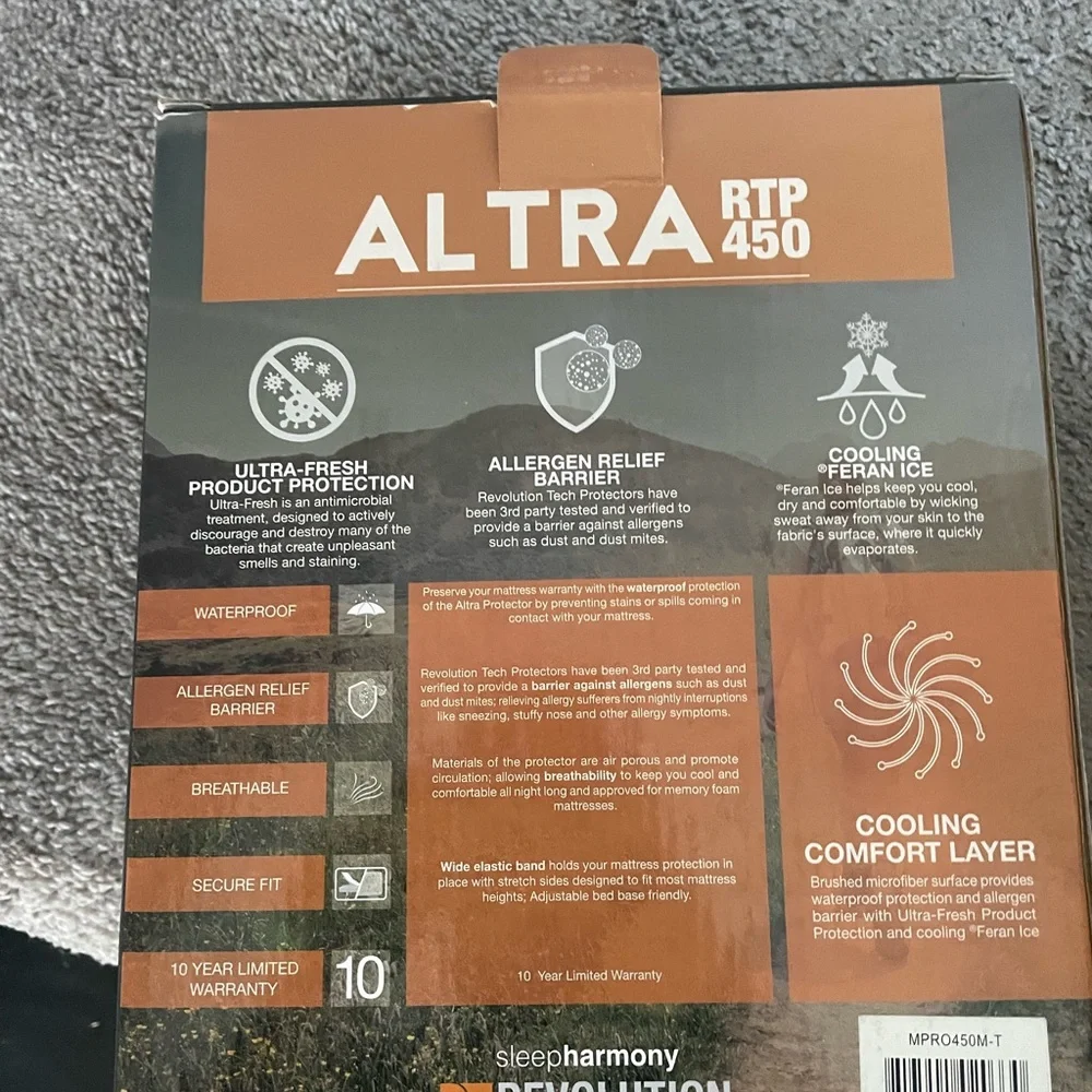 Mattress protection new in original pack